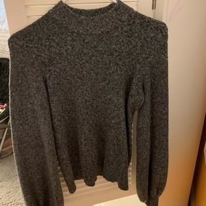 Grey neck sweater
